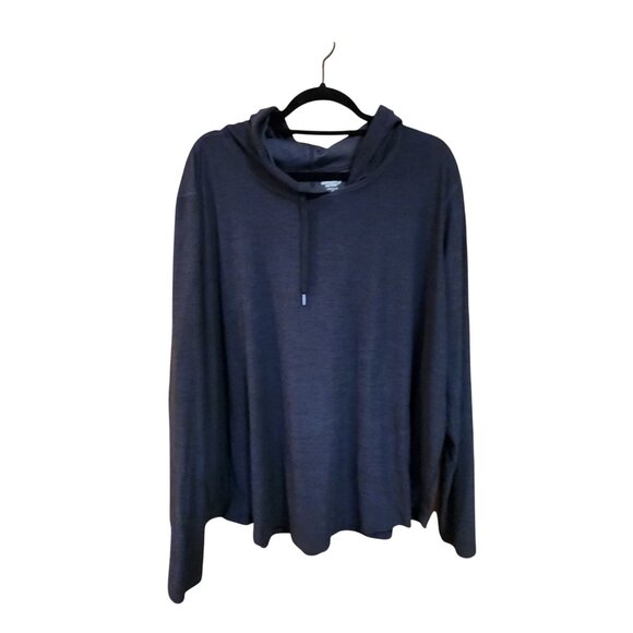 Old Navy Active Long Sleeve Hooded Pullover Sweatshirt Womens Relaxed - Picture 1 of 3